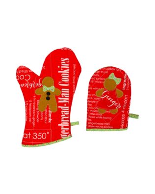 GO! Christmas Mini and Large Oven Mitts Pattern