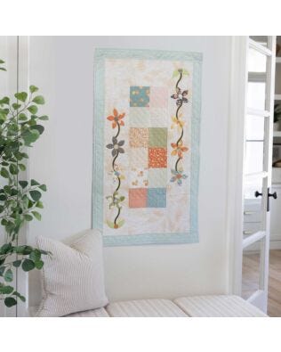 GO! Fun Flower Vines Table Runner Pattern