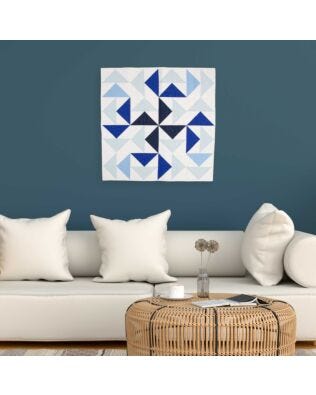 GO! Ice Storm Wall Hanging Pattern