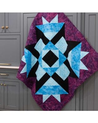 GO! Playful Star Throw Quilt Pattern