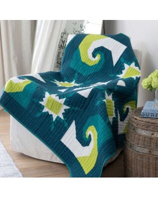 GO! Rising Tide Throw Quilt Pattern