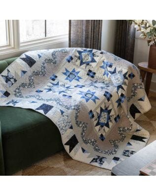 GO! Blueberry Hill Throw Quilt Pattern