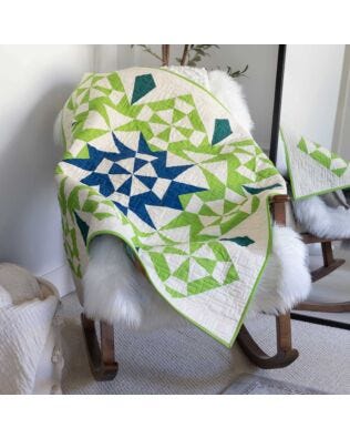 GO! Joyful Pendant Throw Quilt Pattern