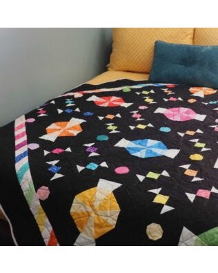 GO! Sugar, Sugar Throw Quilt Pattern