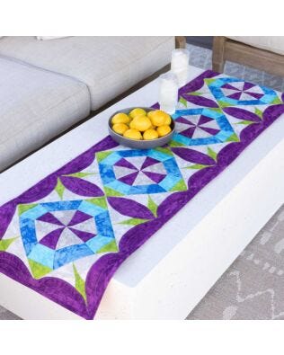 GO! Alabama GO! Round Table Runner Pattern