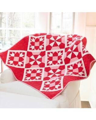 GO! Bundle of Love Throw Quilt Pattern