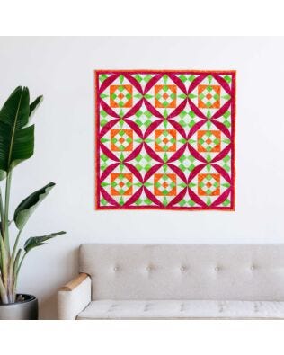 GO! Nine Patch Medley Throw Quilt Pattern