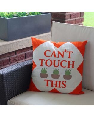GO! Can't Touch This Pillow Pattern