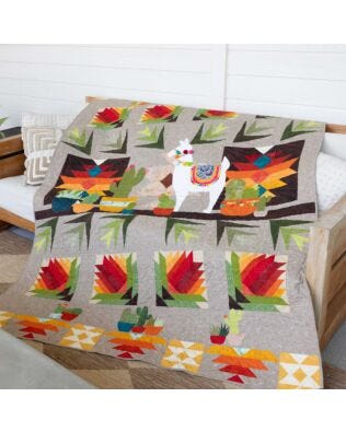 GO! Cactus Shoppe Throw Quilt Pattern