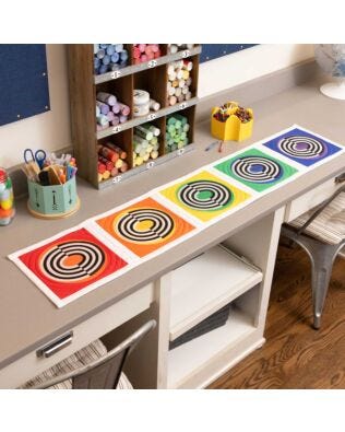 GO! Color Dimension Table Runner Pattern