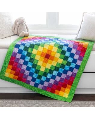 GO! Trip Around the World Baby Quilt Pattern