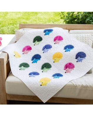 GO! Modern Hedgehogs Throw Quilt Pattern