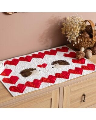GO! Hedgehog Love Runner Pattern