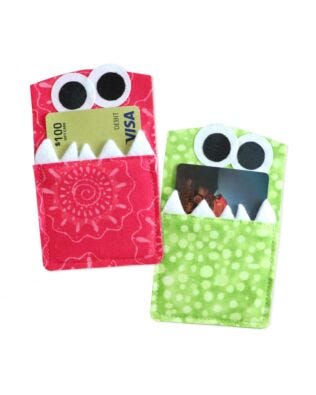 GO! Monster Gift Card Holder Pattern
