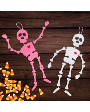 GO! Skeleton Doll Pattern by Chris Marchini of Rose City Originals