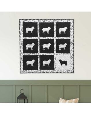 GO! Bah Bah Quilt Sheep Wall Hanging Pattern