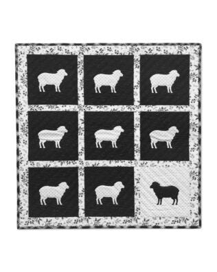 GO! Bah Bah Quilt Sheep Wall Hanging Pattern