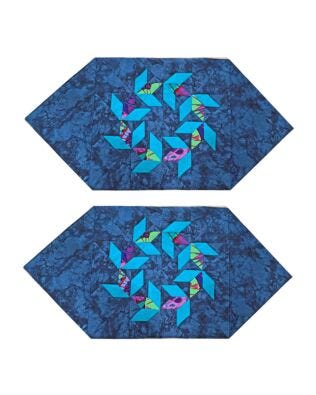 GO! Flying Swallows Placemats Pattern