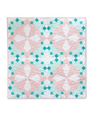 GO! Hot Cross Buns Throw Quilt Pattern