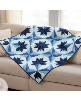 GO! Celeste Galaxy Throw Quilt Pattern
