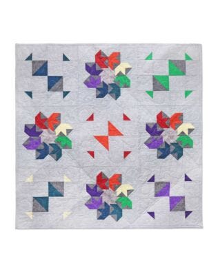 GO! Flying Swallows! Color Wheel Throw Quilt Pattern