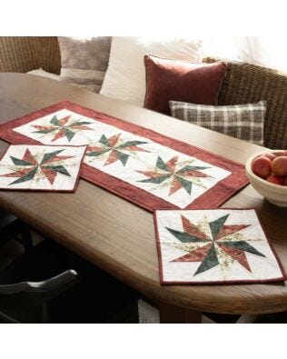 GO! Gather Around the Table Chargers and Table Runner Set Pattern by Sew Steady