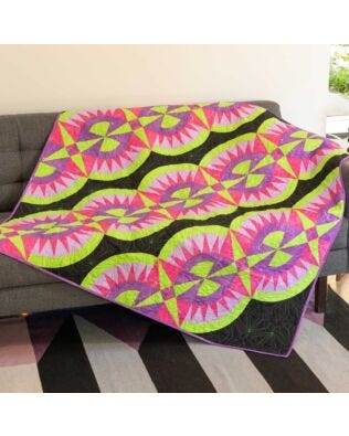 GO! New York at Night Throw Quilt Pattern