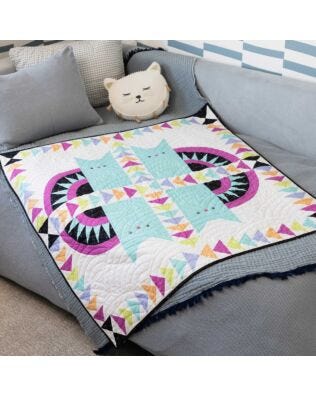 GO! Wildcat Throw Quilt Pattern