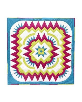 GO! Bright Lights, Beautiful City Throw Quilt Pattern
