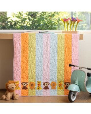 GO! Going to the Zoo Baby Quilt Pattern