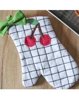 GO! Cherry Pie Oven Mitt Pattern by Chris Marchini of Rose City Originals