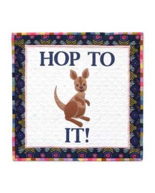 GO! Hop To It! Throw Pillow Pattern