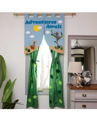 GO! Adventures Await Door Curtains Pattern
