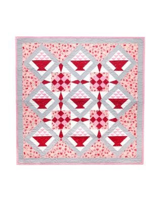 GO! Tea at a Picnic Throw Quilt Pattern