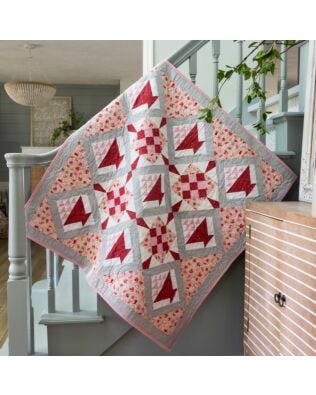 GO! Tea at a Picnic Throw Quilt Pattern