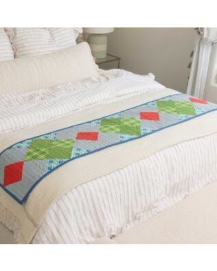 GO! Argyle Bed Runner Pattern