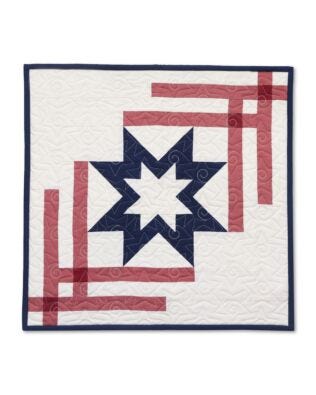 GO! Red, White & Bold Throw Pillow Pattern
