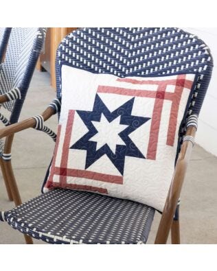 GO! Red, White & Bold Throw Pillow Pattern