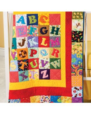 GO! Alphabet Soup Quilt Pattern (PQ141359-9)