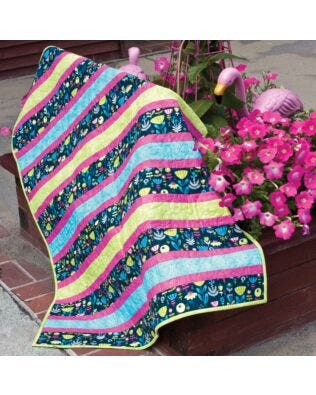 GO! Stripe Power Quilt Pattern