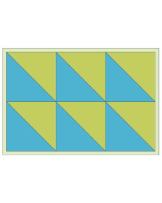 GO! Half Square Triangles to GO! Placemat
