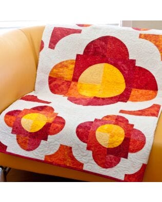 GO! Drunkard's Flower Path Quilt Pattern