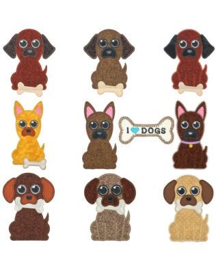 GO! Puppy Set Embroidery by V-Stitch Designs