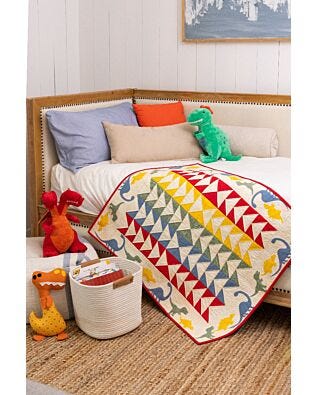GO! Dinosaur Parade Wall Hanging Pattern