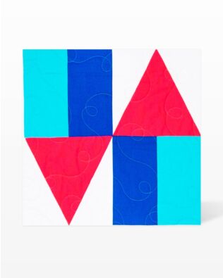 GO! Triangle in Square-Sides-4" Finished Square Die