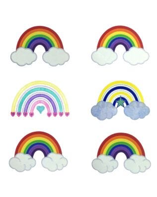 GO! Rainbow Set Embroidery by V-Stitch Designs