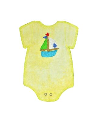 GO! Sailboat Onesie Embroidery by V-Stitch Designs