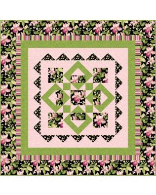 Summer Blooms with Passion Quilt Pattern (SM-146E)