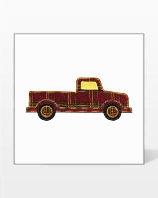 GO! Trucks Embroidery by V-Stitch Designs