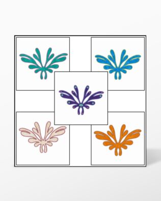 GO! Arabesque #2 Embroidery Designs by V-Stitch Designs (VQ-ARB2)